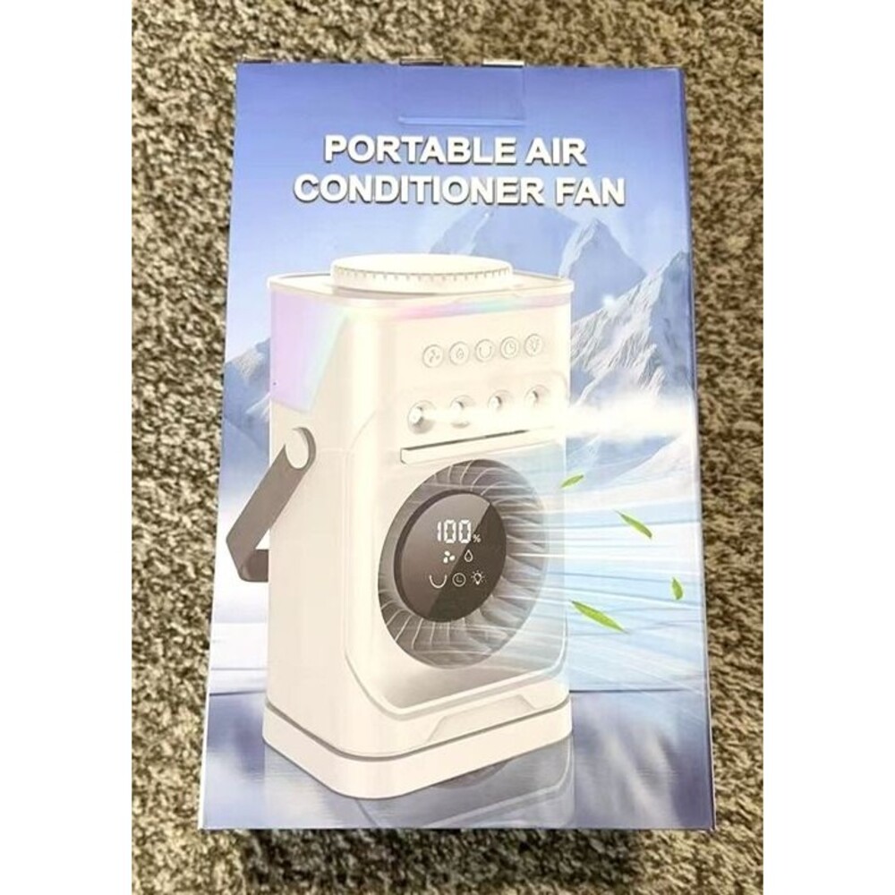 New Portable Air Conditioner Fan, 900ML Misting Fan with 3 Cool Mist Levels - Picture 10 of 10